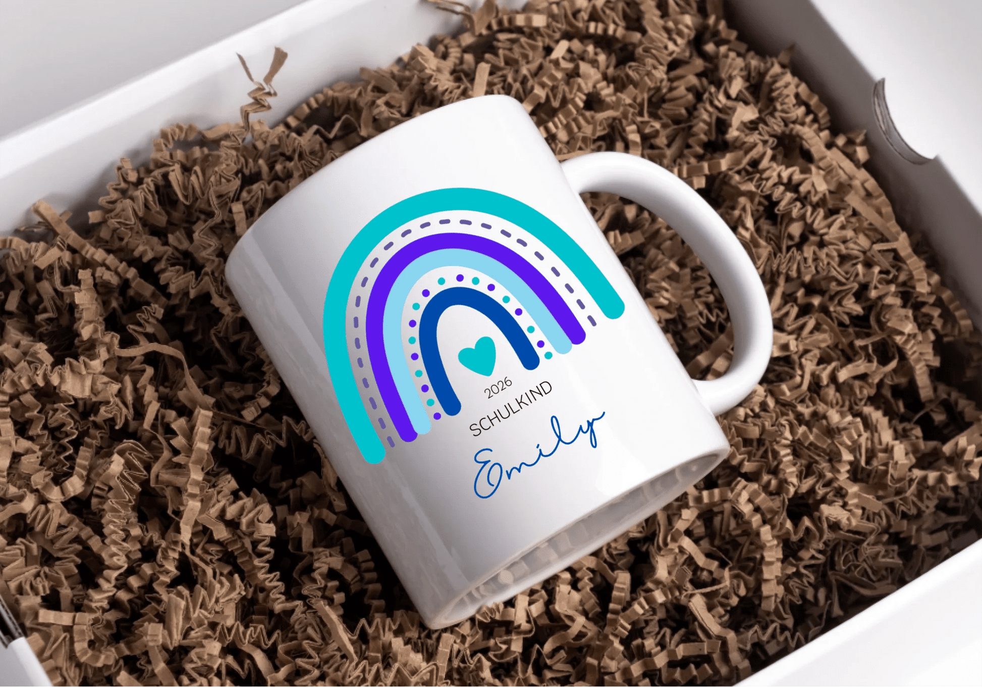 Personalisierte Tasse zur Einschulung: Schulkind 2026 Little Mathilda Little Mathilda Keramik Tasse