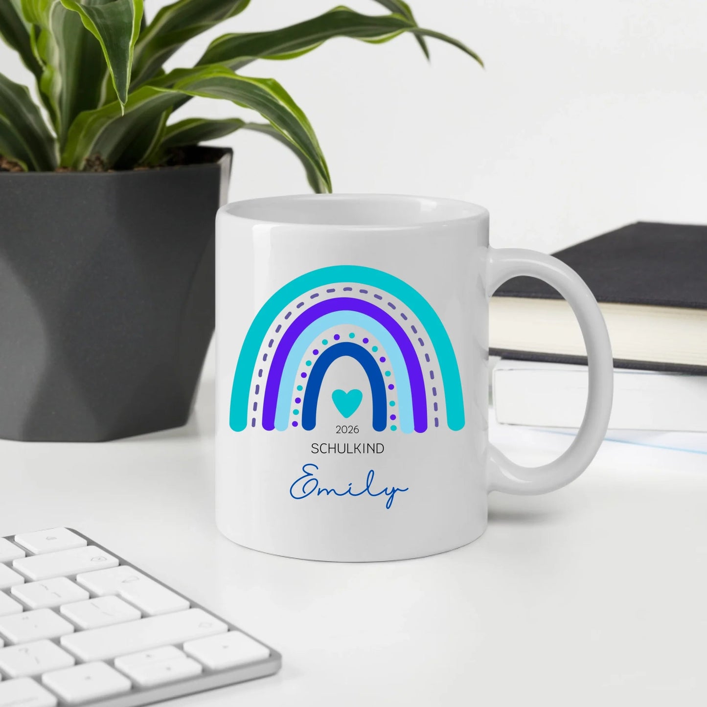 Personalisierte Tasse zur Einschulung: Schulkind 2026 Little Mathilda Little Mathilda Keramik Tasse