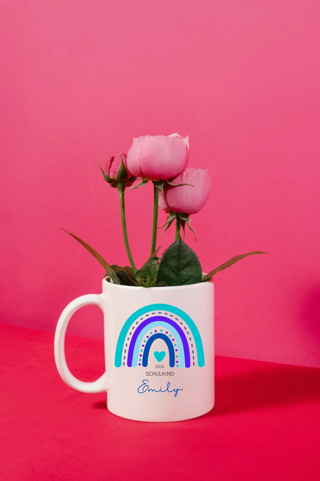 Personalisierte Tasse zur Einschulung: Schulkind 2026 Little Mathilda Little Mathilda Keramik Tasse