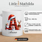 Personalisierte Weihnachtstasse mit Namen und Buchstaben Little Mathilda Little Mathilda Keramik Tasse
