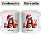 Personalisierte Weihnachtstasse mit Namen und Buchstaben Little Mathilda Little Mathilda Keramik Tasse