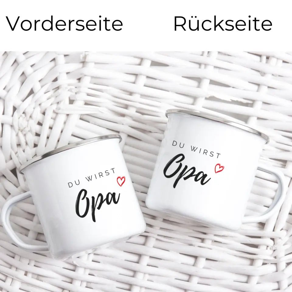 Schwangerschaft verkünden: Du wirst Opa... Du wirst Oma Little Mathilda Little Mathilda Keramik Tasse