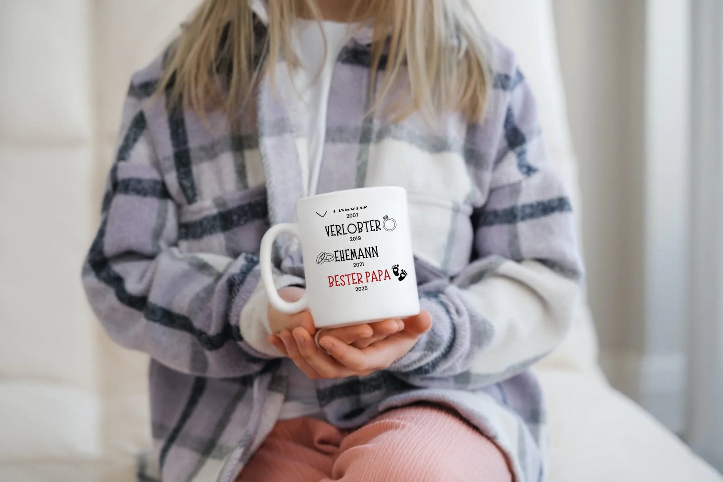 Schwangerschaft verkünden: Freund, Verlobter, Ehemann, Bester Papa Little Mathilda Little Mathilda Keramik Tasse