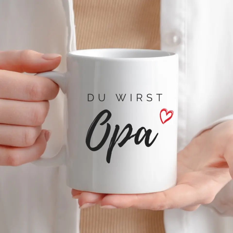 Schwangerschaft verkünden: Du wirst Opa... Du wirst Oma Little Mathilda Little Mathilda Keramik Tasse