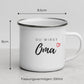 Tasse „Du wirst Oma“ – Geschenk zur Schwangerschaftsverkündung Little Mathilda Little Mathilda Keramik Tasse