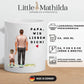 Geschenk für Papa mit Kindern – Personalisiertes Kissen mit Namen | Perfekt für Vatertag & Geburtstag Little Mathilda Little Mathilda Kissen