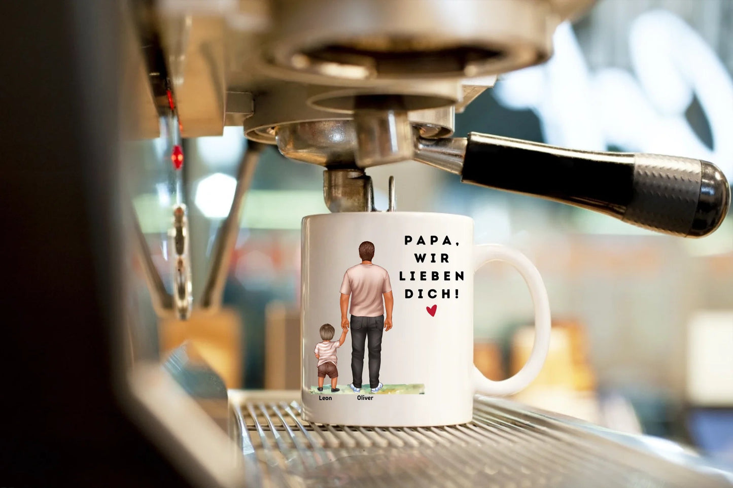 Geschenk für Papa mit Kindern – Personalisiertes Kissen mit Namen | Perfekt für Vatertag & Geburtstag Little Mathilda Little Mathilda Kissen