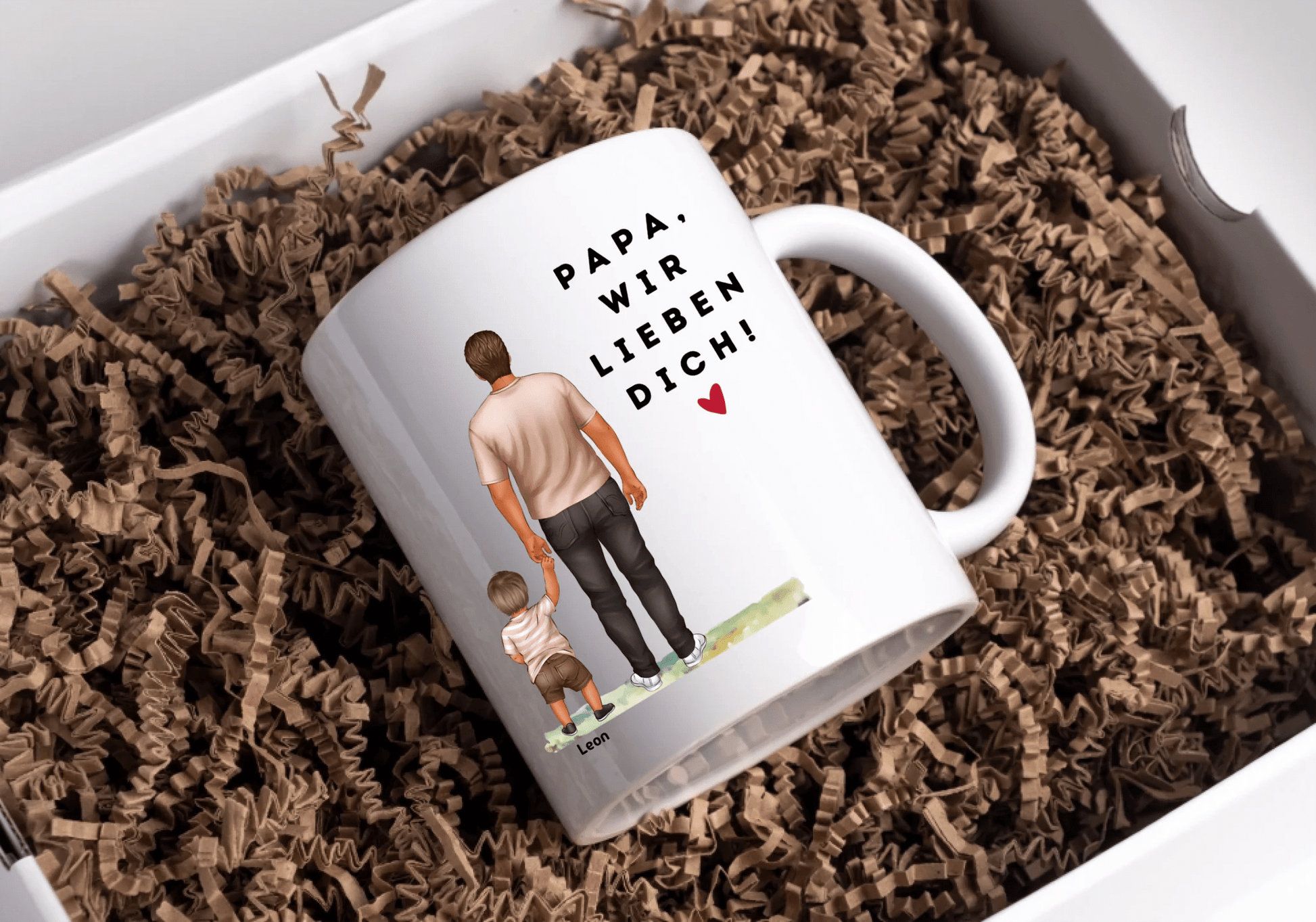 Geschenk für Papa mit Kindern – Personalisiertes Kissen mit Namen | Perfekt für Vatertag & Geburtstag Little Mathilda Little Mathilda Kissen