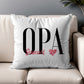 Opa Kissen mit Namen der Enkelkinder Little Mathilda Little Mathilda Kissen