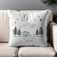 Personalisierte Camping Kissen "Happy Camper" Little Mathilda Little Mathilda Kissen