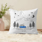 Personalisiertes Camping Kissen aus Baumwolle Campervan mit Aufstelldach Little Mathilda Little Mathilda Kissen