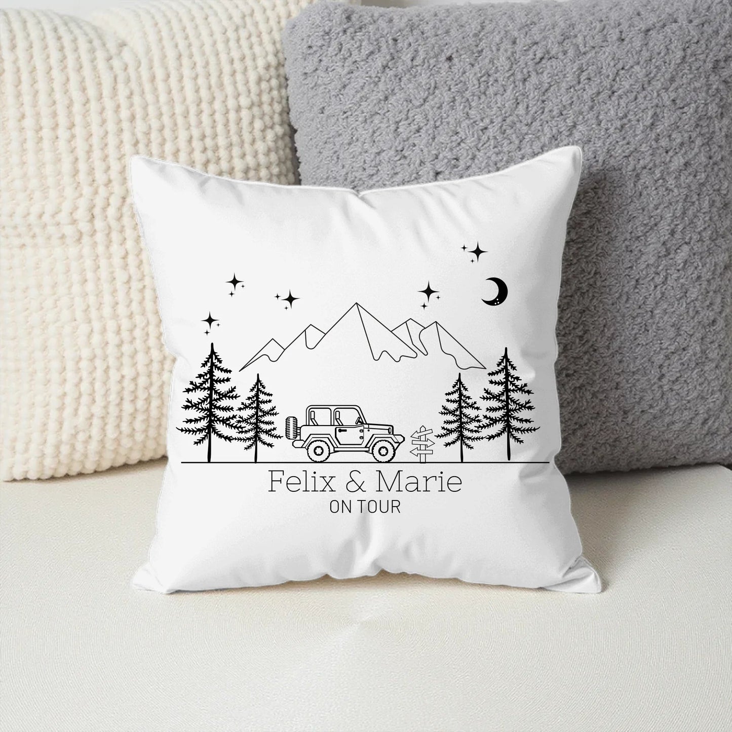 Personalisiertes Camping Kissen Geländewagen Little Mathilda Little Mathilda Kissen