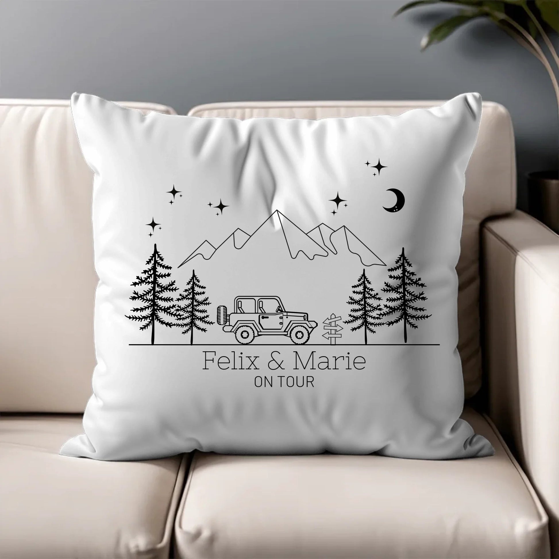 Personalisiertes Camping Kissen Geländewagen Little Mathilda Little Mathilda Kissen