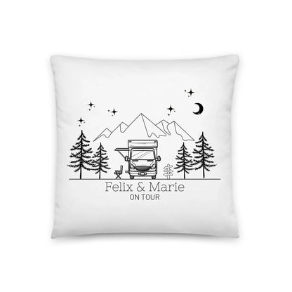 Personalisiertes Camping Kissen mit Namen: Wohnmobil Motiv Little Mathilda Little Mathilda Kissen