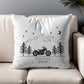Personalisiertes Camping Kissen "Motorrad" (40x40cm Baumwolle) Little Mathilda Little Mathilda Kissen