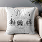 Personalisiertes Camping Kissen Offroad 4x4 (40x40cm Baumwolle) Little Mathilda Little Mathilda Kissen