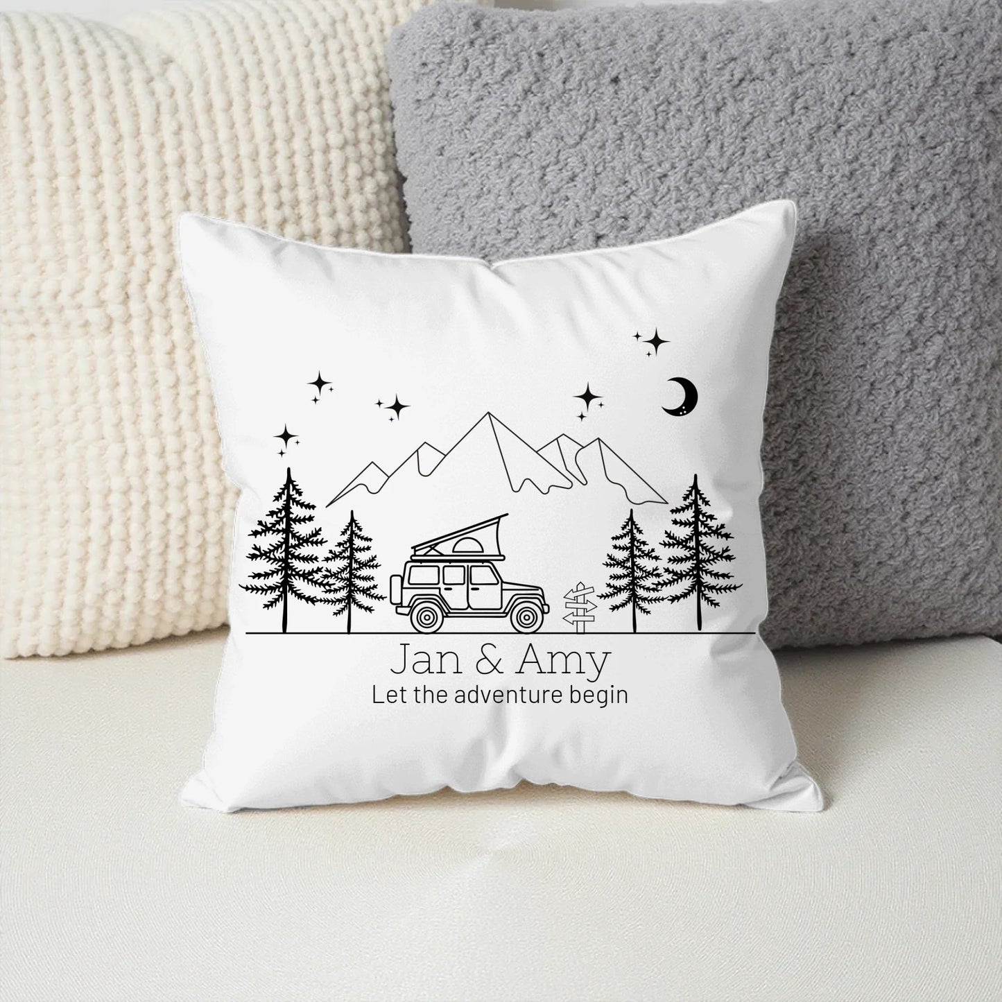 Personalisiertes Camping Kissen Offroad Little Mathilda Little Mathilda Kissen