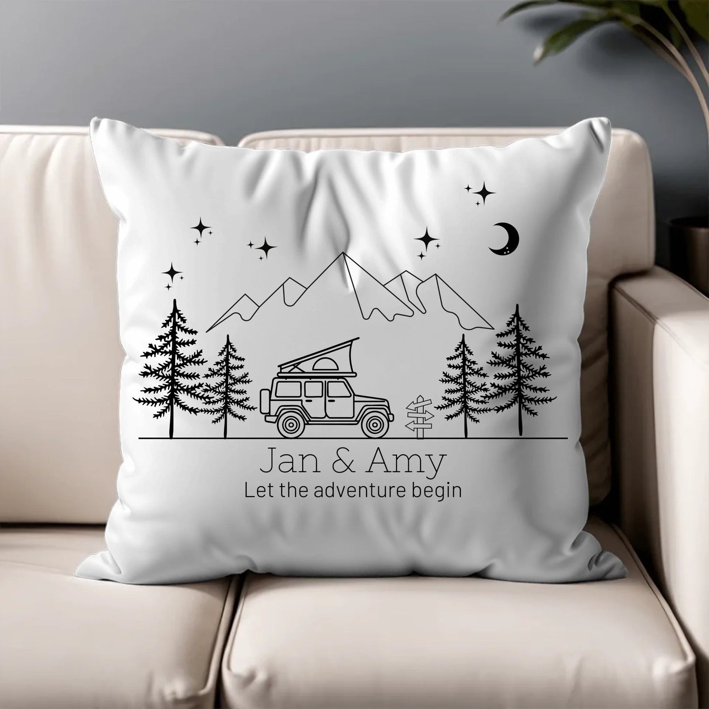 Personalisiertes Camping Kissen Offroad Little Mathilda Little Mathilda Kissen