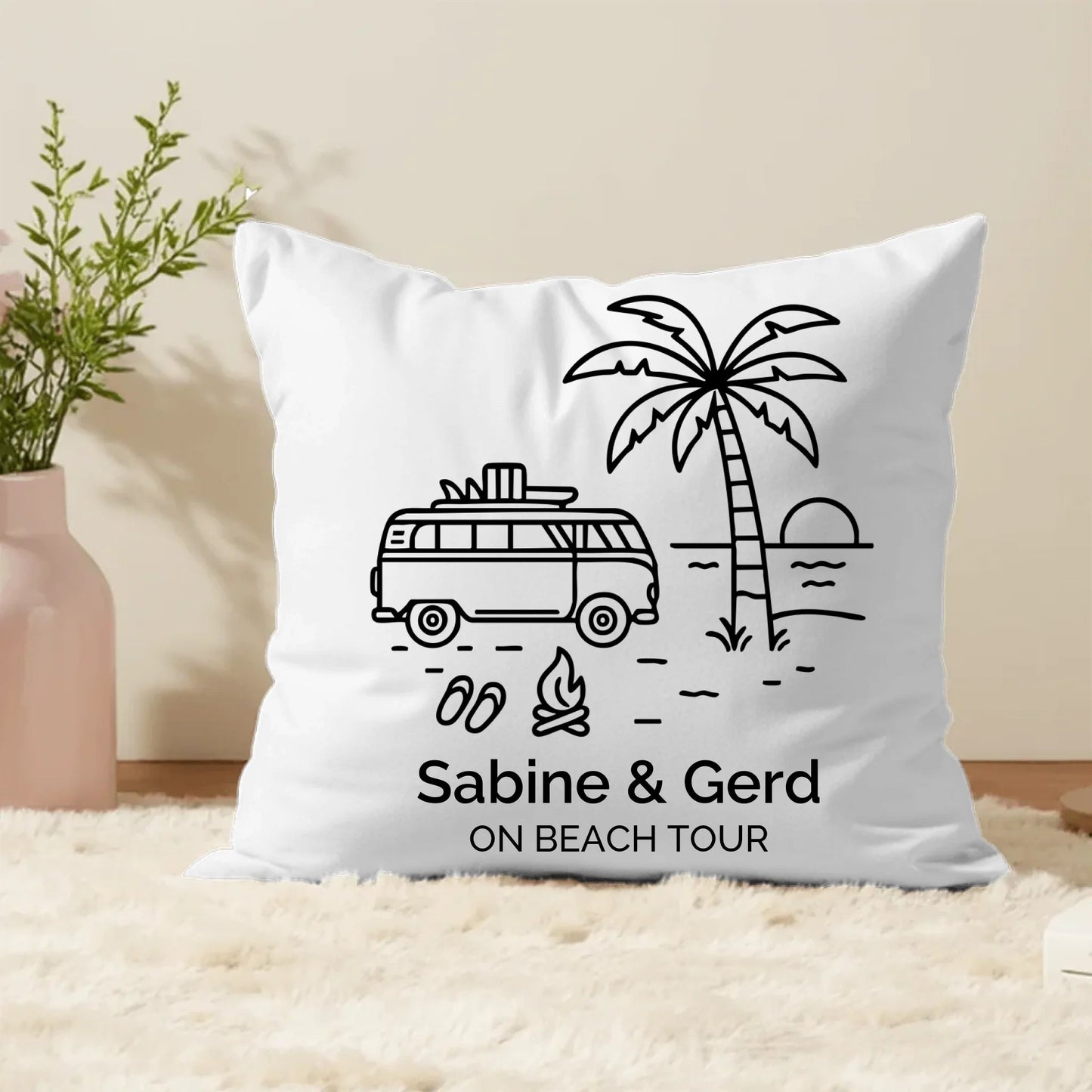 Personalisiertes Camping Kissen Sommerurlaub Little Mathilda Little Mathilda Kissen