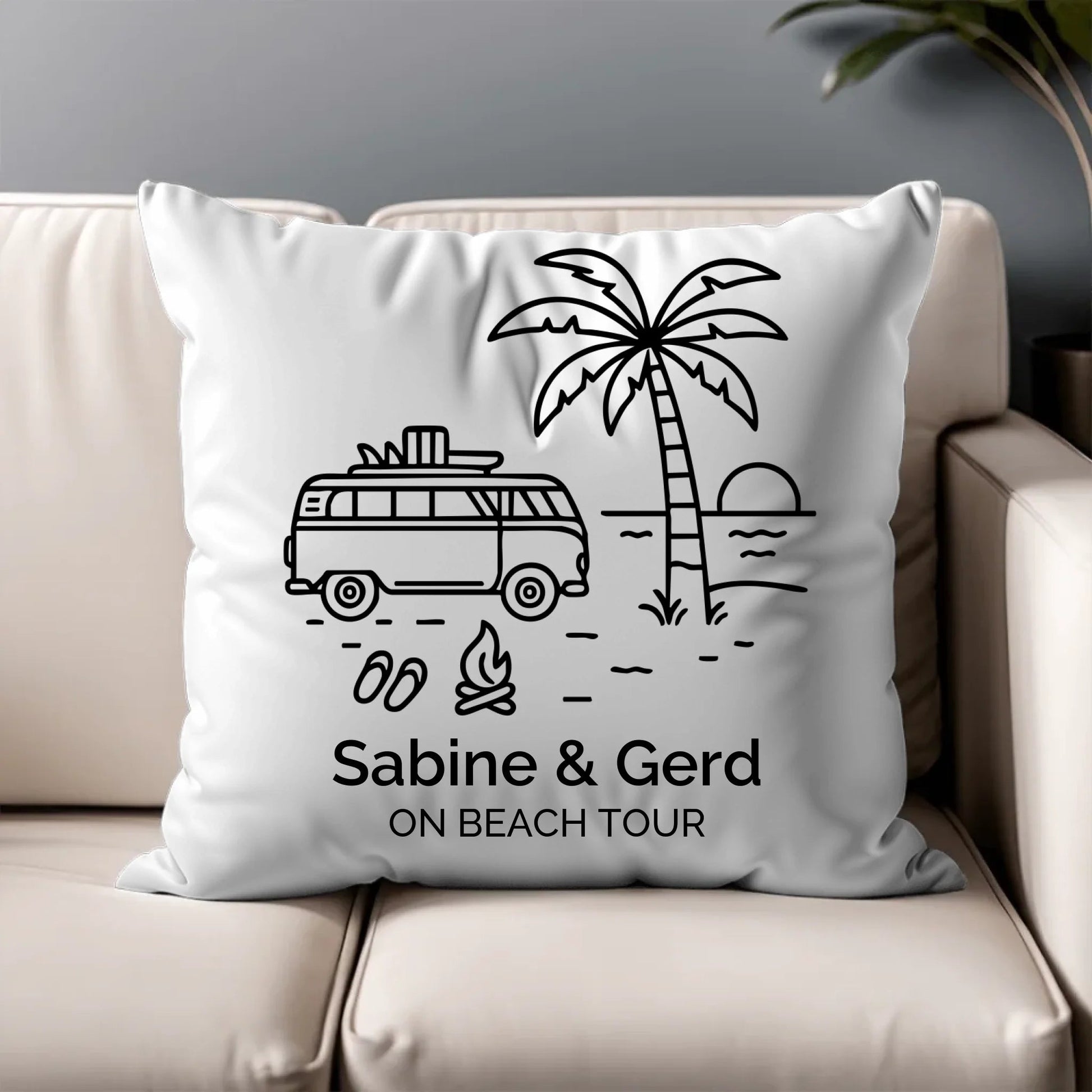 Personalisiertes Camping Kissen Sommerurlaub Little Mathilda Little Mathilda Kissen