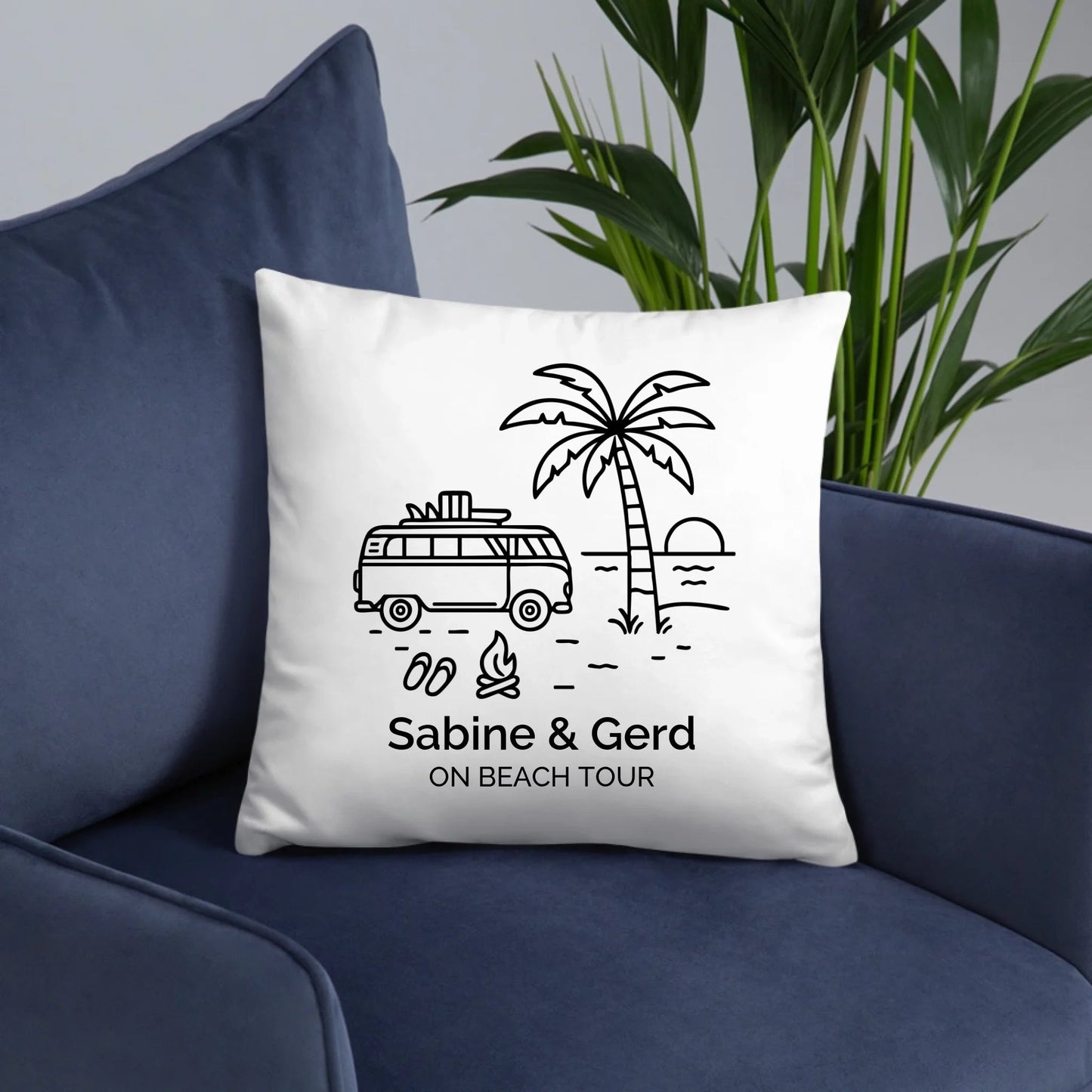 Personalisiertes Camping Kissen Sommerurlaub Little Mathilda Little Mathilda Kissen