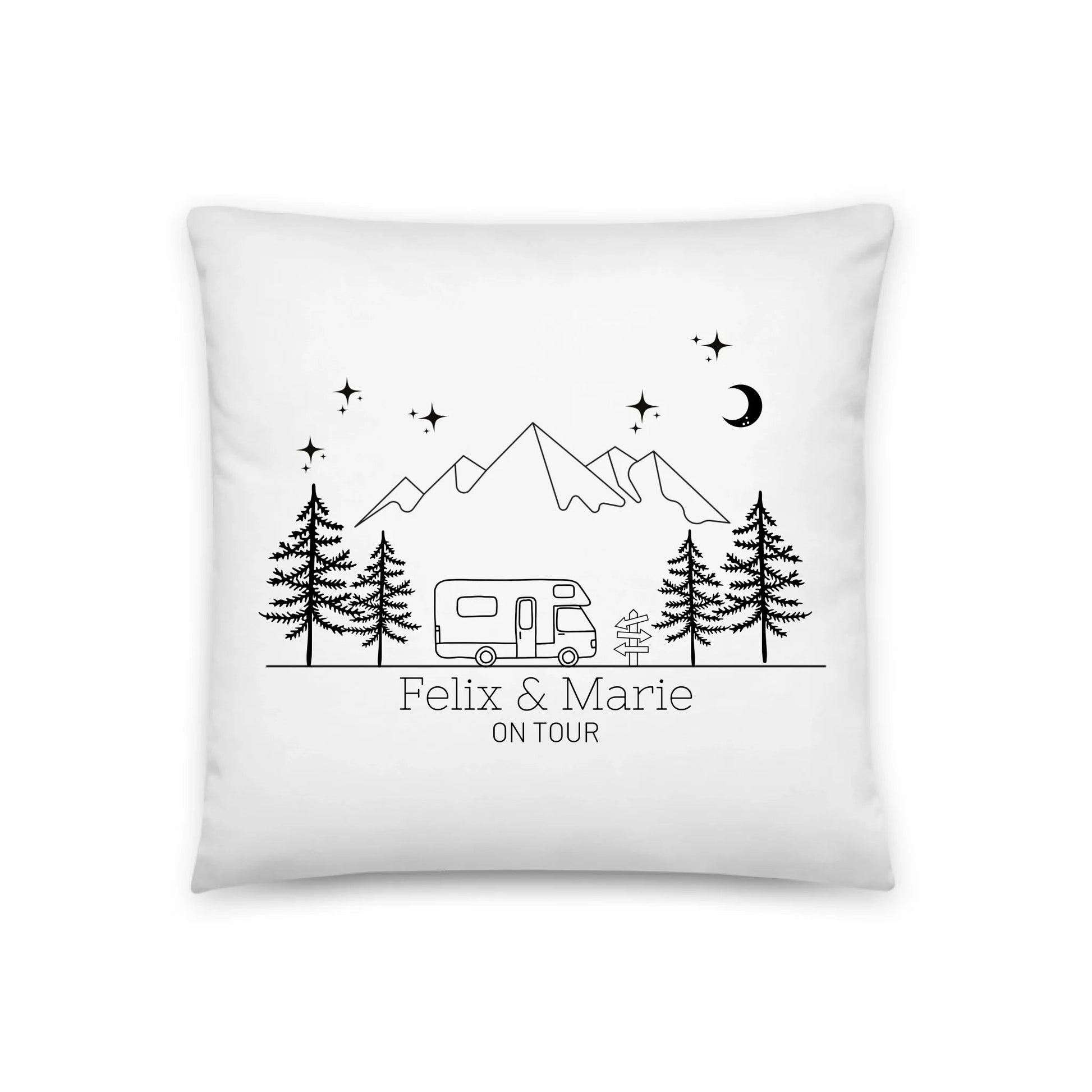 Personalisiertes Camping Kissen Wohnmobil Illustration Little Mathilda Little Mathilda Kissen