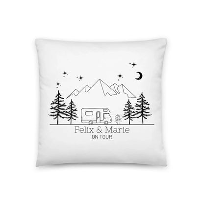 Personalisiertes Camping Kissen Wohnmobil Illustration Little Mathilda Little Mathilda Kissen