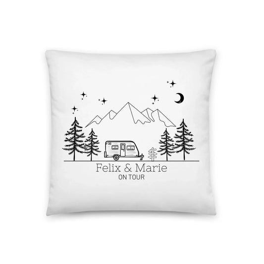 Personalisiertes Camping Kissen Wohnmobilanhänger mit Namen Little Mathilda Little Mathilda Kissen