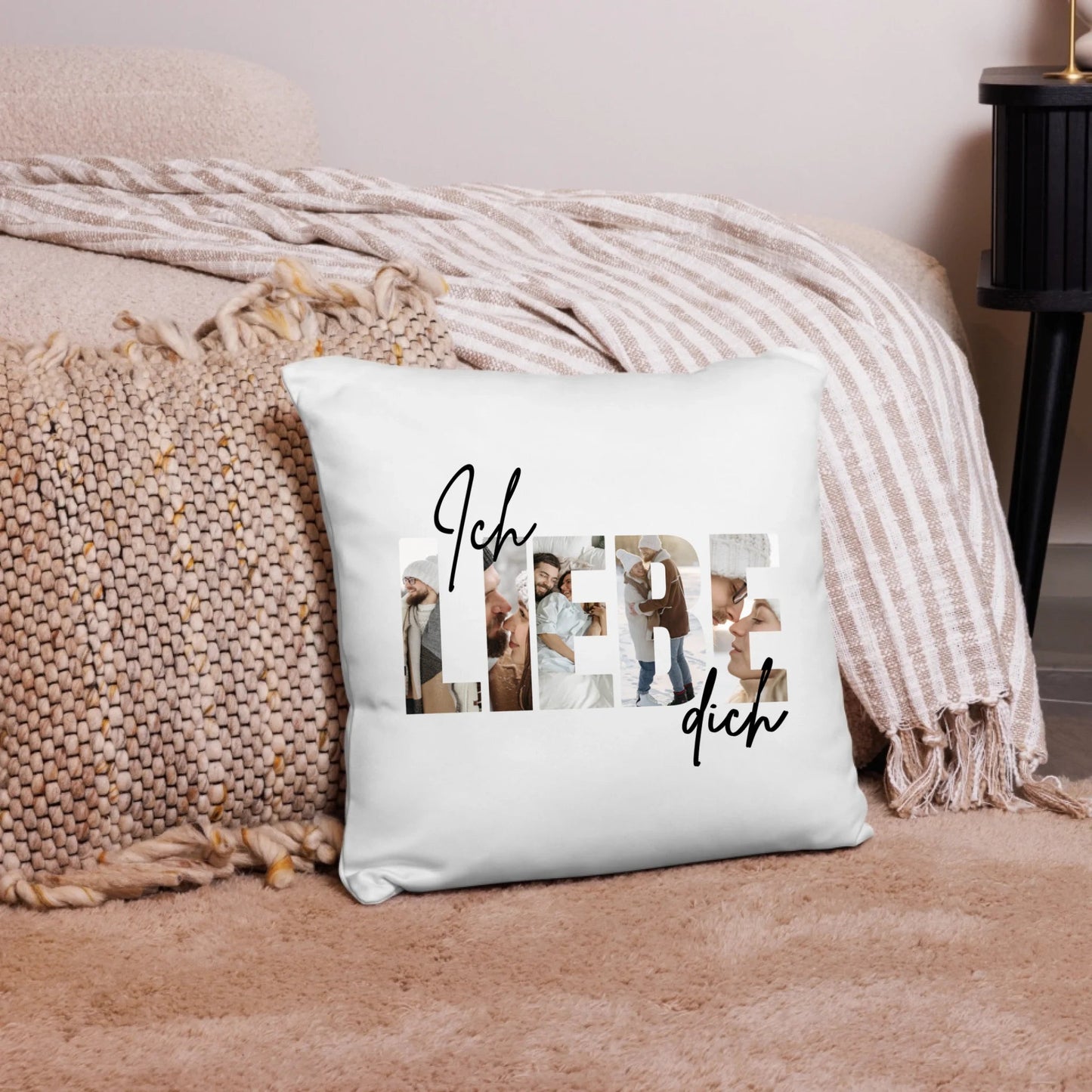 Personalisiertes Fotokissen ICH LIEBE DICH mit Wunschfotos Little Mathilda Little Mathilda Kissen