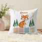 Personalisiertes Geburtskissen: Fuchs (40x40cm Baumwolle) Little Mathilda Little Mathilda Kissen
