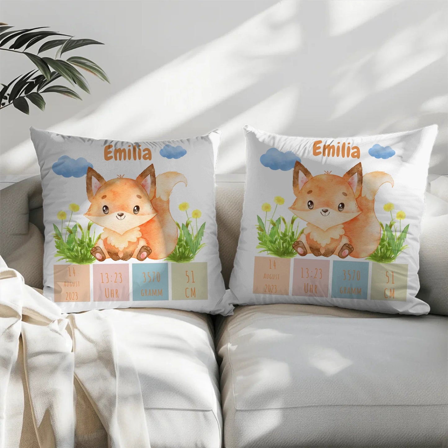 Pillow - Square - all color - 2pcs