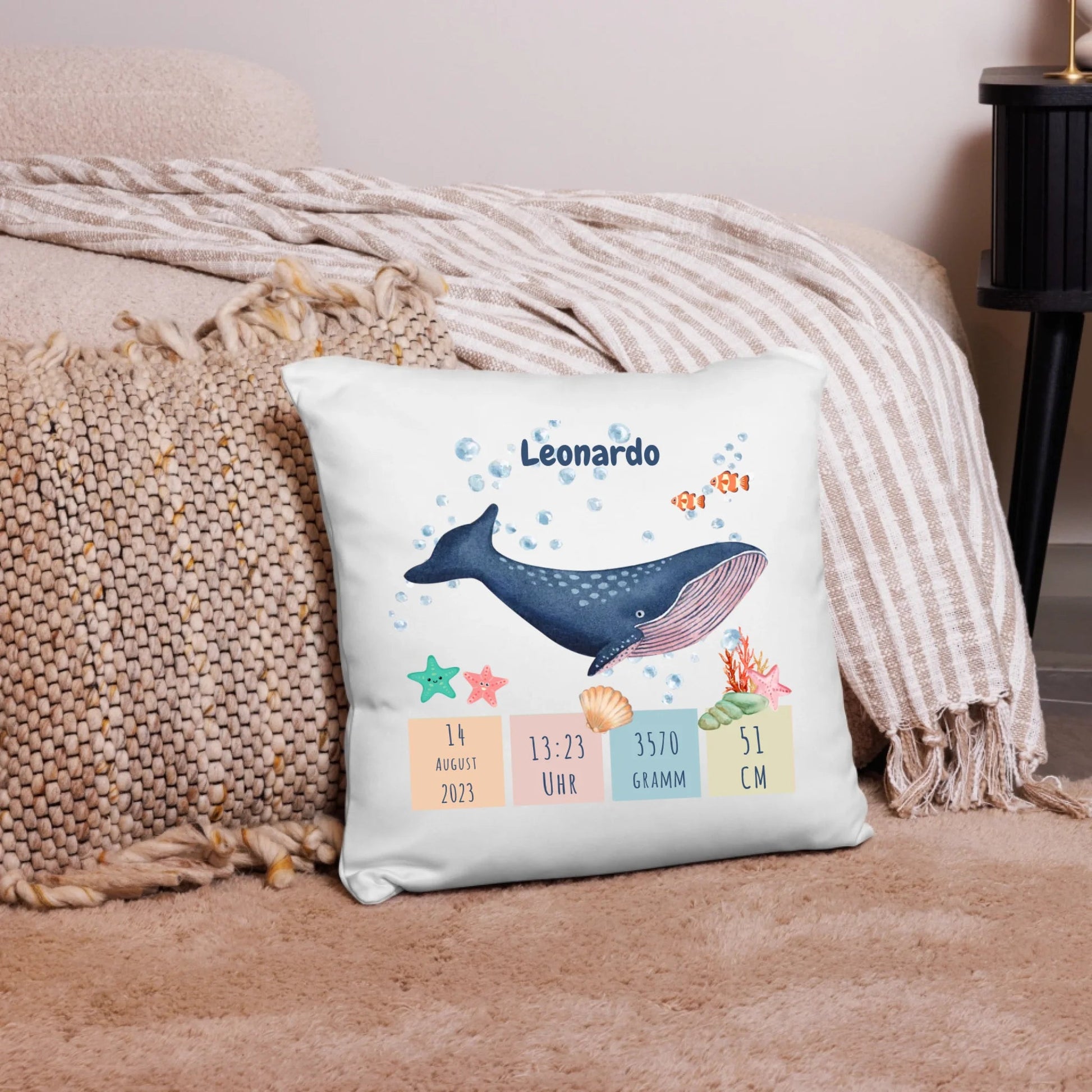 Personalisiertes Geburtskissen Little Mathilda Little Mathilda Kissen