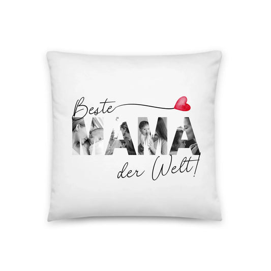 Personalisiertes Kissen "Beste Mama der Welt" 40x40cm Little Mathilda Little Mathilda Kissen