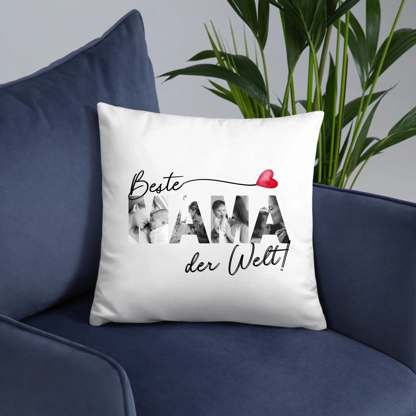 Personalisiertes Kissen "Beste Mama der Welt" 40x40cm Little Mathilda Little Mathilda Kissen