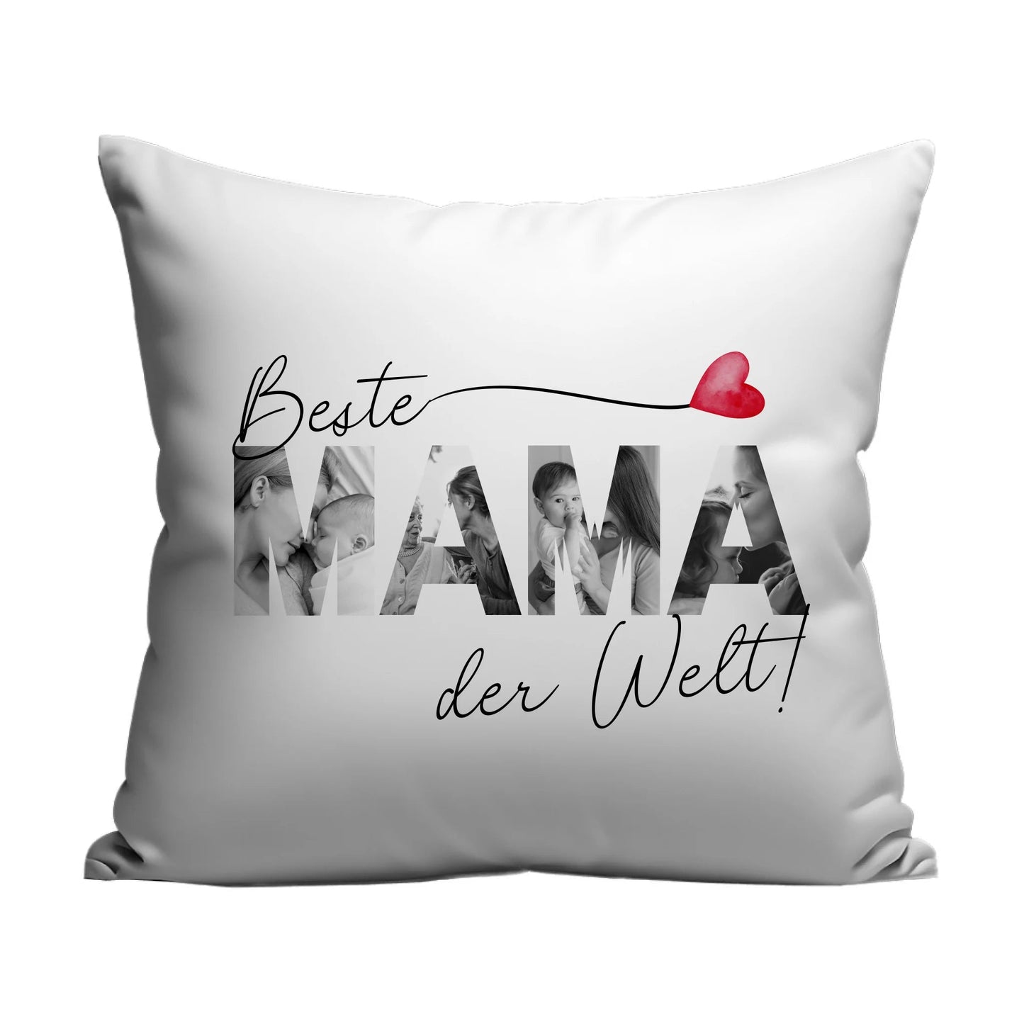 Personalisiertes Kissen "Beste Mama der Welt" 40x40cm Little Mathilda Little Mathilda Kissen