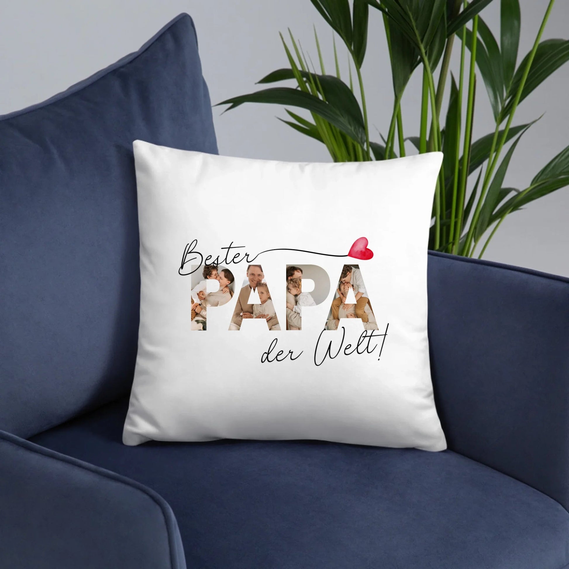 Personalisiertes Kissen "Bester Papa der Welt" 40x40cm Little Mathilda Little Mathilda Kissen