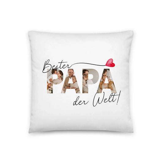 Personalisiertes Kissen "Bester Papa der Welt" 40x40cm Little Mathilda Little Mathilda Kissen