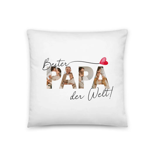 Personalisiertes Kissen "Bester Papa der Welt" 40x40cm Little Mathilda Little Mathilda Kissen