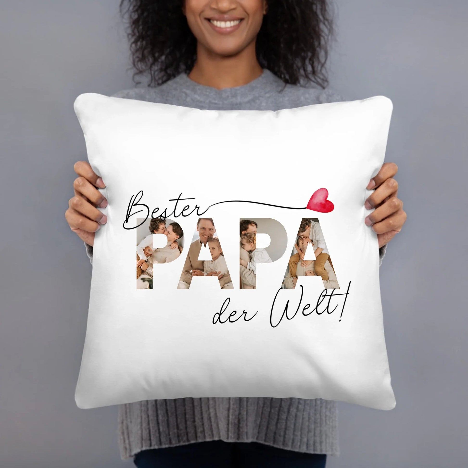 Personalisiertes Kissen "Bester Papa der Welt" 40x40cm Little Mathilda Little Mathilda Kissen