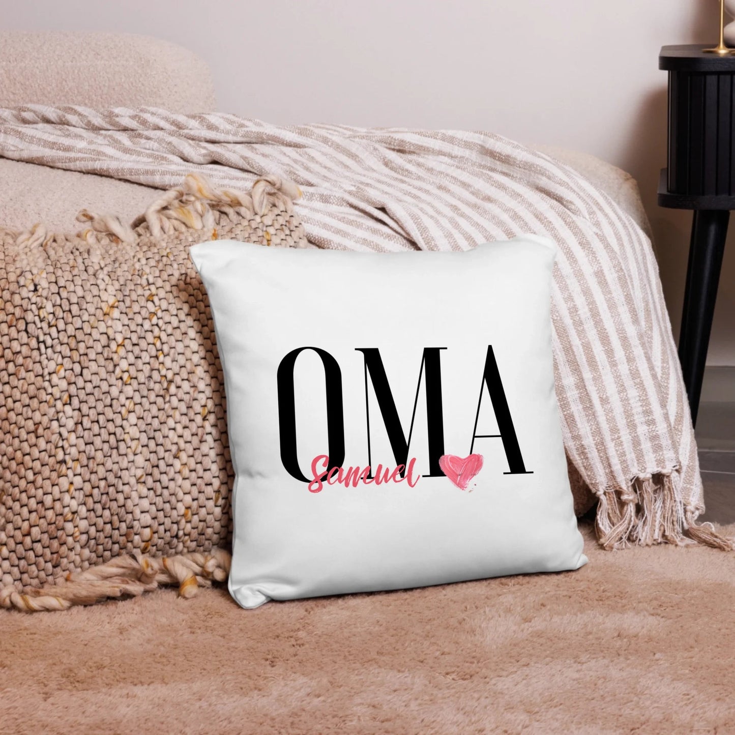 Personalisiertes Oma Kissen mit Namen der Enkelkinder Little Mathilda Little Mathilda Kissen