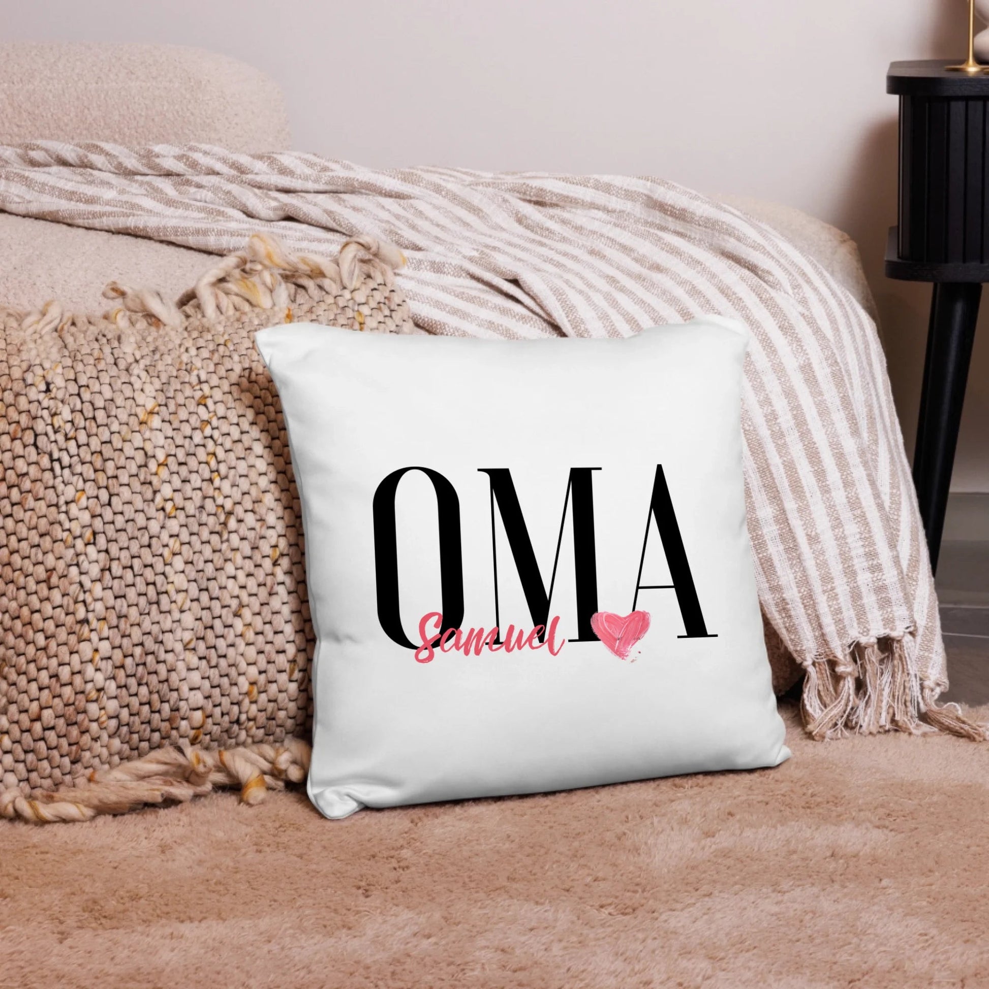 Personalisiertes Oma Kissen mit Namen der Enkelkinder Little Mathilda Little Mathilda Kissen