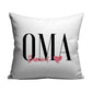 Personalisiertes Oma Kissen mit Namen der Enkelkinder Little Mathilda Little Mathilda Kissen
