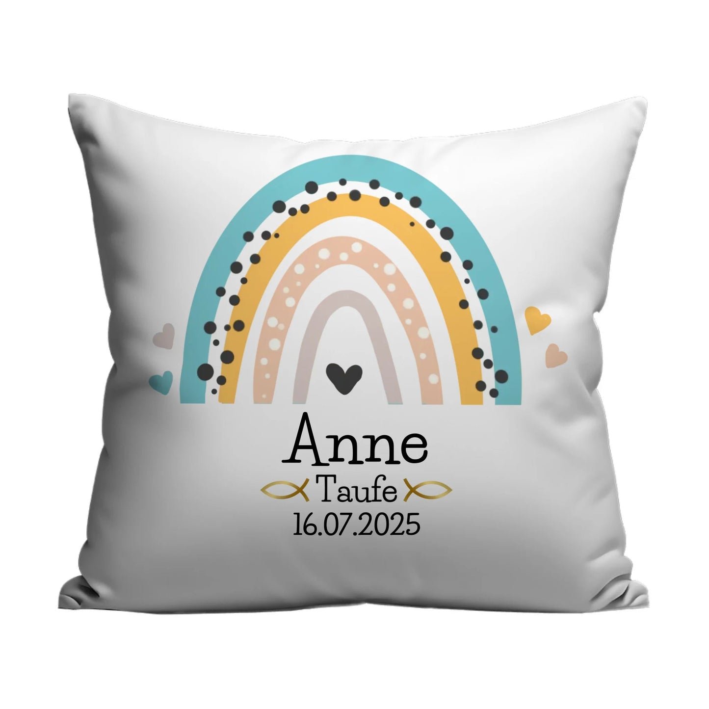 Personalisiertes Taufkissen aus Baumwolle (40x40cm) Little Mathilda Little Mathilda Kissen