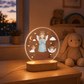 Personalisiertes Acryl-Nachtlicht mit Namen – Gute-Nacht-Licht für Kinder Little Mathilda Little Mathilda Nachtlicht
