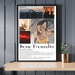 Beste Freundin Geschenk - personalisiertes Definitions Poster Beste Freundin Little Mathilda Little Mathilda Poster