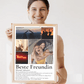 Beste Freundin Geschenk - personalisiertes Definitions Poster Beste Freundin Little Mathilda Little Mathilda Poster