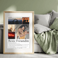 Beste Freundin Geschenk - personalisiertes Definitions Poster Beste Freundin Little Mathilda Little Mathilda Poster