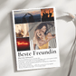 Beste Freundin Geschenk - personalisiertes Definitions Poster Beste Freundin Little Mathilda Little Mathilda Poster