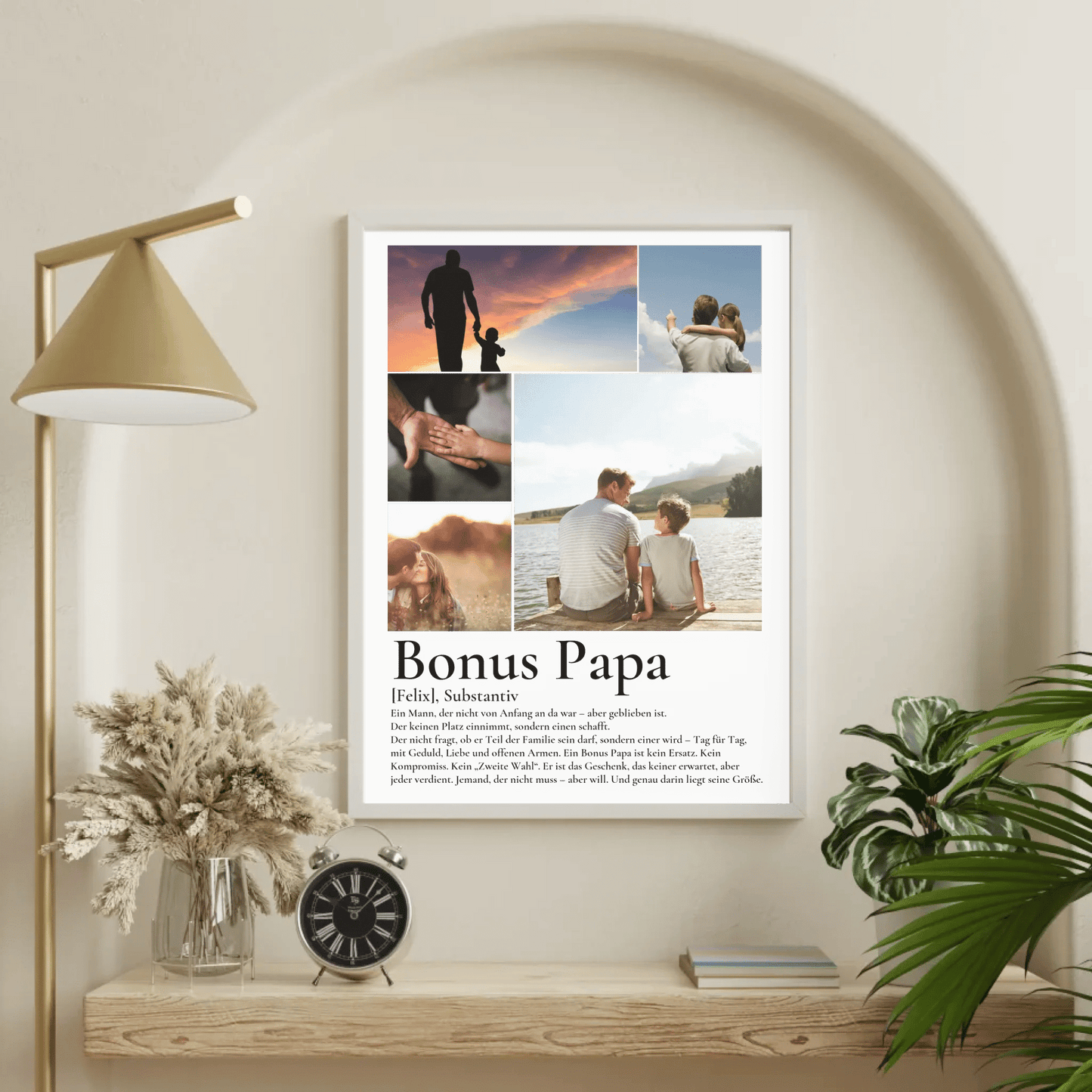 Bonus Papa - Personalisiertes Poster mit Fotos Little Mathilda Little Mathilda Poster