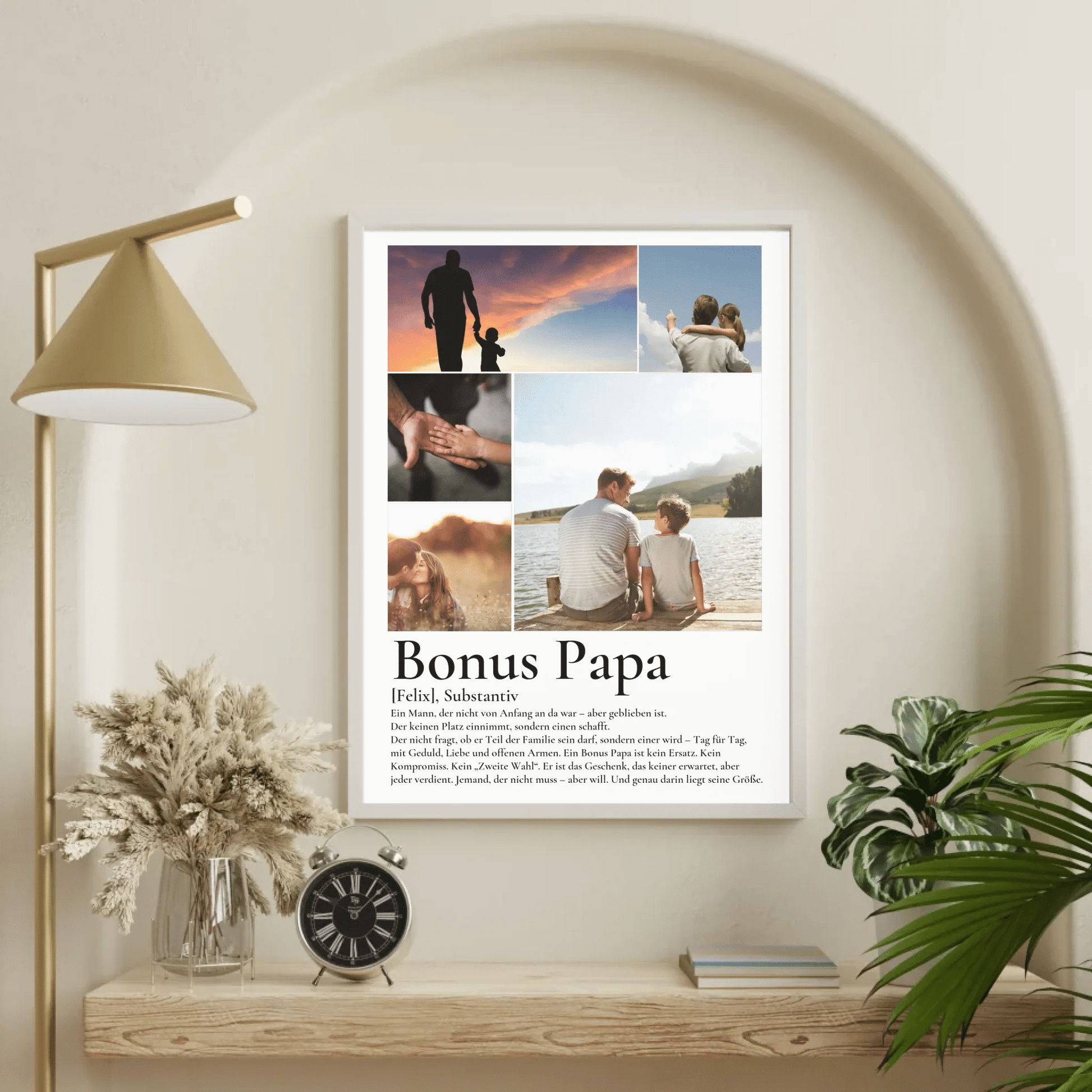 Bonus Papa - Personalisiertes Poster mit Fotos Little Mathilda Little Mathilda Poster